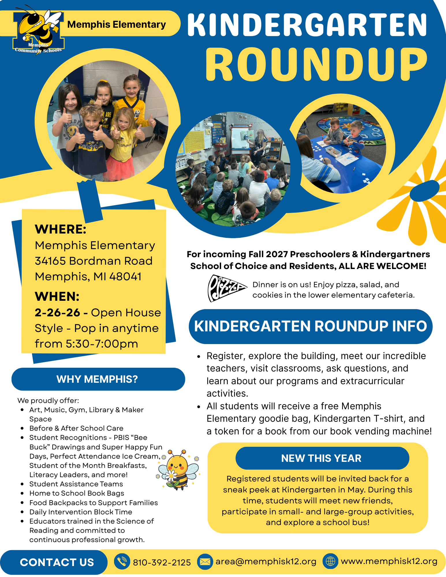 Kindergarten Roundup Flyer